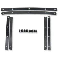 Memphis Shades Memphis Slim Windshield Straps - 9 Bolts - Black - MEM0916