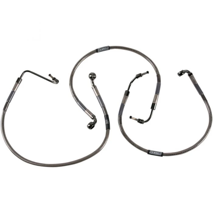 Russell Braided Front Brake Line Kit 1 Russell Braided Front Brake Line Kit