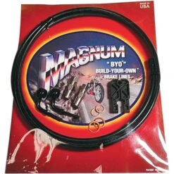 Magnum BYO Build-Your-Own DOT Braided Stainless Single Disc Brake Line Kit