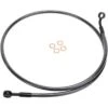 Magnum Black Pearl E-Z Align Alternative Length Single-Disc Non-ABS Front Brake Line 10mm - 35/60 Deg. - 46" - 46846SW
