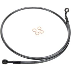 Magnum Black Pearl E-Z Align Alternative Length Single-Disc Non-ABS Front Brake Line 10mm - 35/60 Deg. - 46" - 46846SW