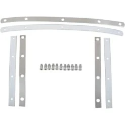 Memphis Shades Memphis Fats Windshield Straps - 11 Bolts - Polished - MEM0913