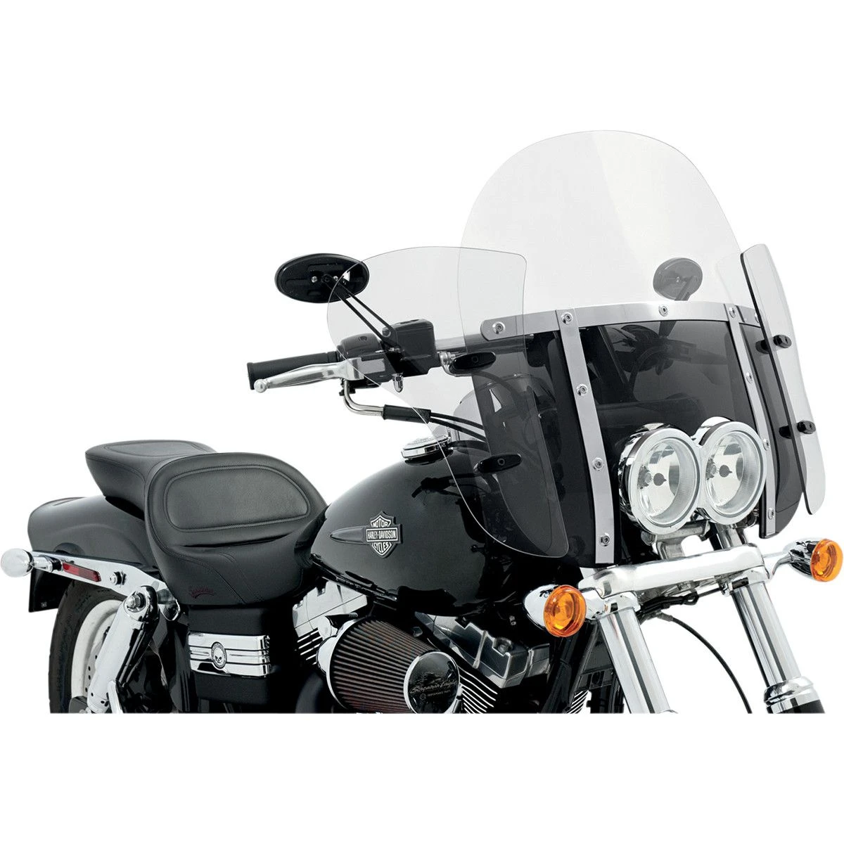 Memphis Shades Side Wings For Memphis Fats Windshield - Ghost - MEM5806 2 Memphis Shades Side Wings For Memphis Fats Windshield - Ghost - MEM5806 - Image 2