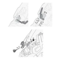 Givi 5124D/DT Windshield Mounting Kit - D5131KIT
