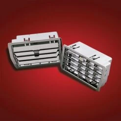 Show Chrome Lower Fairing Fresh Air Vents - 52-552