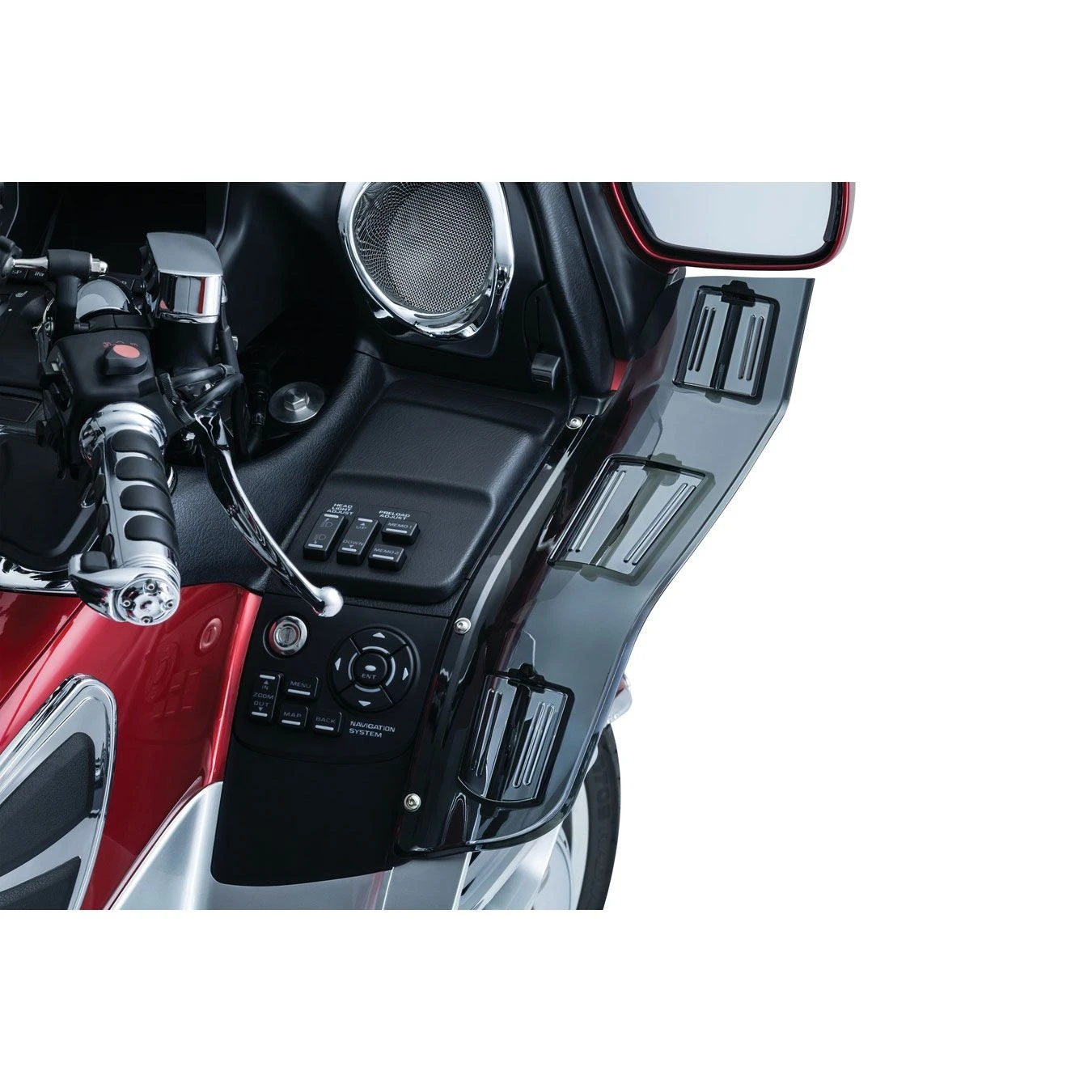 Kuryakyn Dragon Wings Variable Air Deflectors For Gold Wing - 8939 2 Kuryakyn Dragon Wings Variable Air Deflectors For Gold Wing - 8939 - Image 2