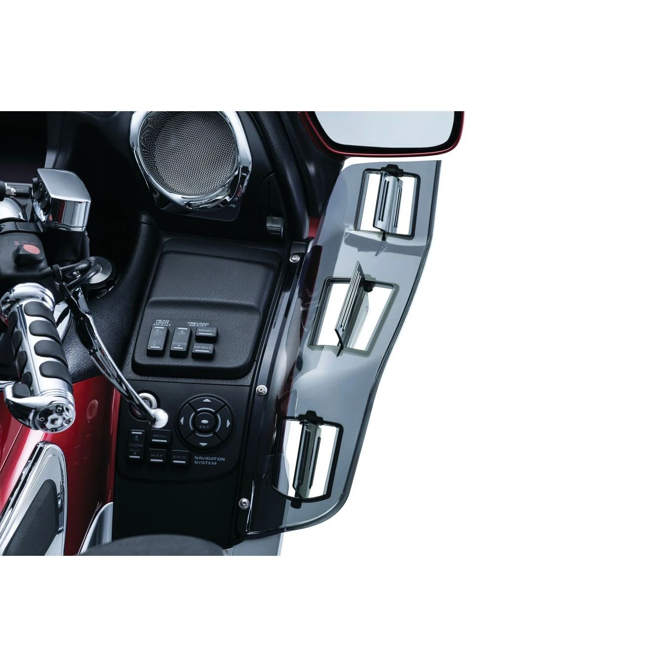 Kuryakyn Dragon Wings Variable Air Deflectors For Gold Wing - 8939 3 Kuryakyn Dragon Wings Variable Air Deflectors For Gold Wing - 8939 - Image 3