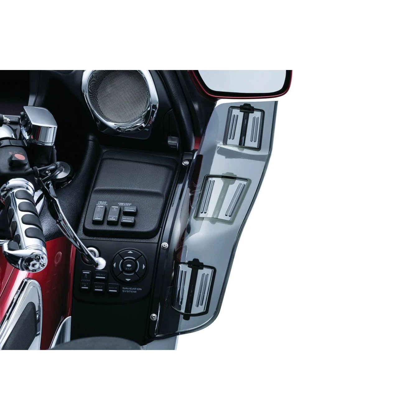 Kuryakyn Dragon Wings Variable Air Deflectors For Gold Wing - 8939 4 Kuryakyn Dragon Wings Variable Air Deflectors For Gold Wing - 8939 - Image 4