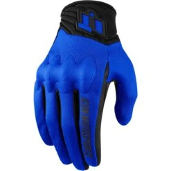 Icon Anthem 2 Stealth CE Gloves 30 Icon Anthem 2 Stealth CE Gloves -Motorcycle Parts Store anthem 2 stealth ce gloves blue 3301 3677