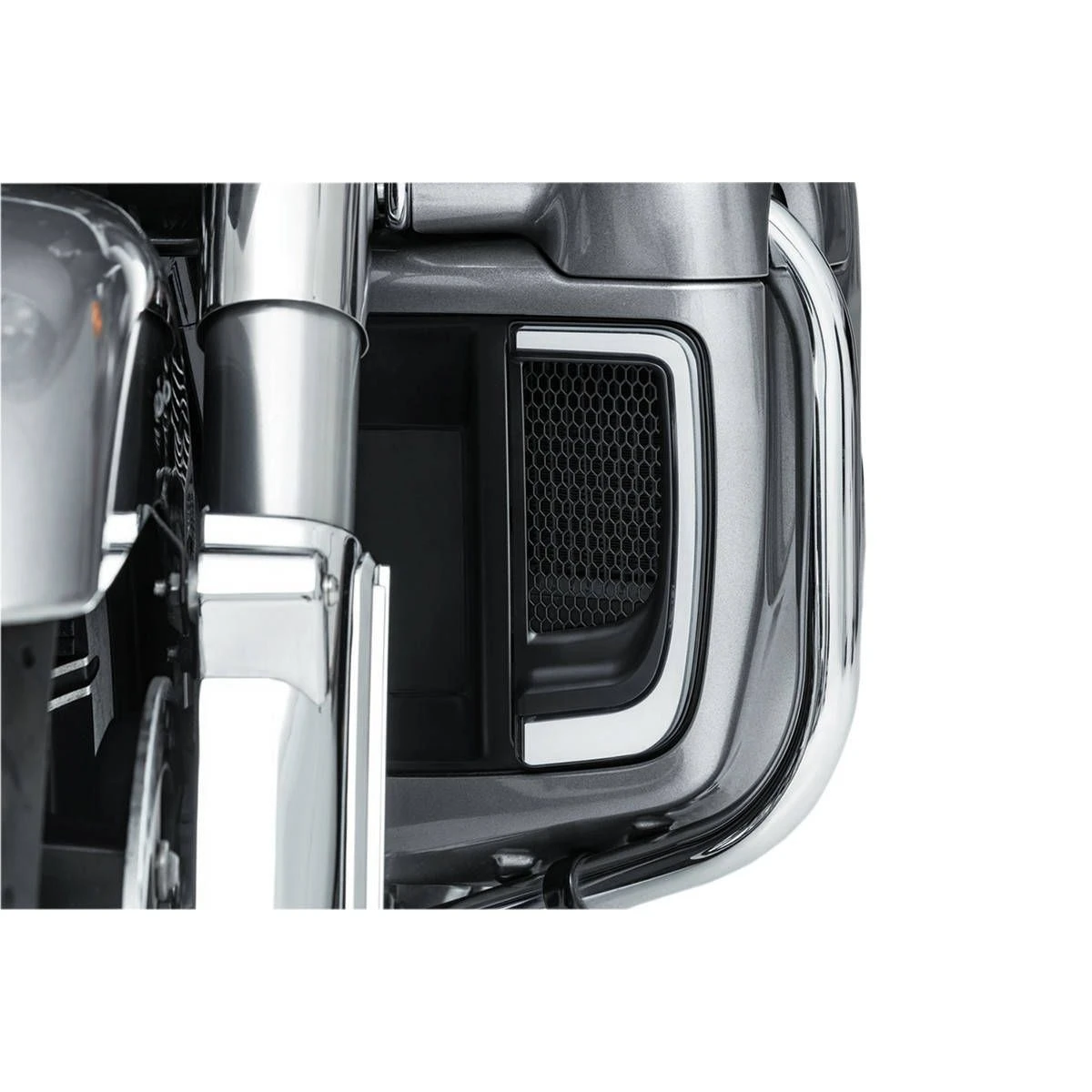 Kuryakyn Black Tracer LED Fairing Lower Grills - 5064 3 Kuryakyn Black Tracer LED Fairing Lower Grills - 5064 - Image 3