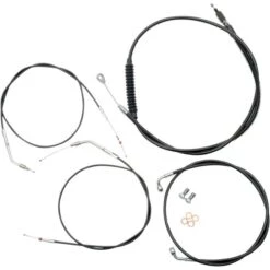 LA Choppers Cafe Handlebar Cable And Brake Line Kit