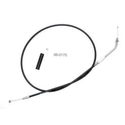 Motion Pro Black Vinyl Throttle Cable - 06-0175 | Harley Davidson FLHTC Electra Glide Classic 1983