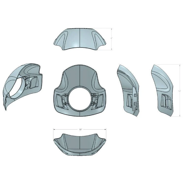 Burly Fairing - Cafe Sport - B10-1000 5 Burly Fairing - Cafe Sport - B10-1000 - Image 5