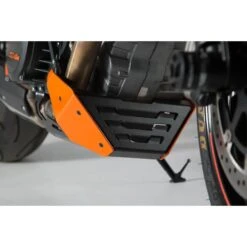 SW-Motech Front Spoiler - Orange/Black - MSS.04.532.10002 -Motorcycle Parts Store front spoiler orange black ktm 1290 super duke r gt mss0453210001 3