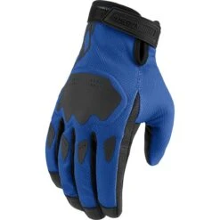 Icon Hooligan CE Gloves -Motorcycle Parts Store hooligan ce gloves blue 3301 4360