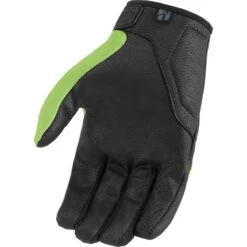 Icon Hooligan CE Gloves -Motorcycle Parts Store hooligan ce gloves green 3301 4366 1