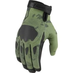 Icon Hooligan CE Gloves -Motorcycle Parts Store hooligan ce gloves green camo 3301 4402