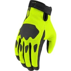 Icon Hooligan CE Gloves -Motorcycle Parts Store hooligan ce gloves hi viz yellow 3301 4378