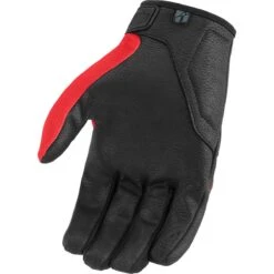 Icon Hooligan CE Gloves -Motorcycle Parts Store hooligan ce gloves red 3301 4384 1