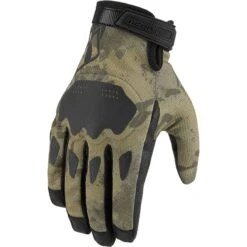 Icon Hooligan CE Gloves -Motorcycle Parts Store hooligan ce gloves tan camo 3301 4408