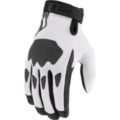 Icon Hooligan CE Gloves -Motorcycle Parts Store hooligan ce gloves white 3301 4390