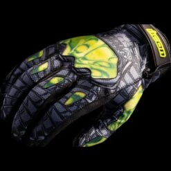 Icon Hooligan Outbreak Gloves -Motorcycle Parts Store hooligan outbreak gloves green 3301 4653 4