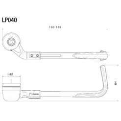 Rizoma PROGUARD SYSTEM - Sport Edition Lever Guard - LP040BM 5 Rizoma PROGUARD SYSTEM - Sport Edition Lever Guard - LP040BM -Motorcycle Parts Store proguard system sport edition lever guard lp040bm 3