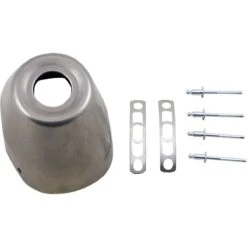 FMF Racing End Cap Kit For PowerCore 2.1 -Motorcycle Parts Store racing end cap kit powercore 21 titanium 020523