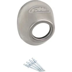 FMF Racing End Cap Kit For PowerCore 4/Q4 - Stainless Steel - Straight Cut - 040634