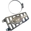 FMF Racing Kick Heat Shield - Titanium - 040691