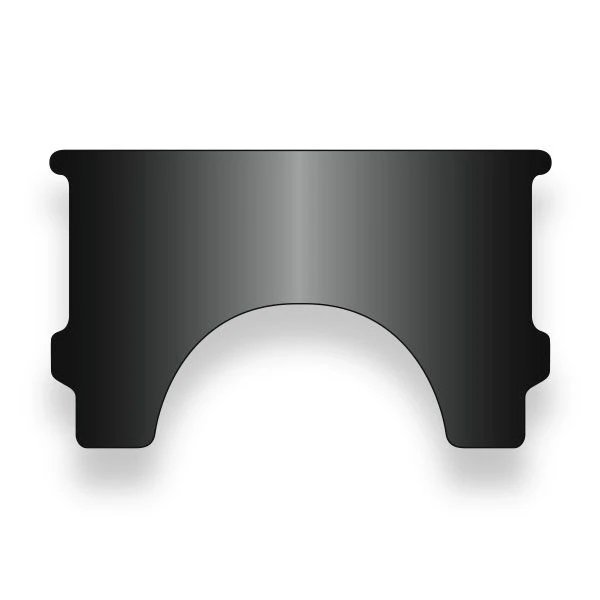 National Cycle Replacement Lower Window For Heavy Duty Windshield 1 National Cycle Replacement Lower Window For Heavy Duty Windshield