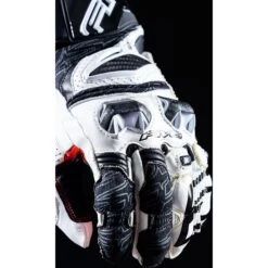 Five RFX Race Gloves -Motorcycle Parts Store rfx race gloves white black 0121014008 5