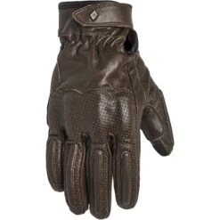 Roland Sands Roswell 74 Perforated Leather Gloves -Motorcycle Parts Store roswell 74 perforated leather gloves dark brown 02 00136 db 2