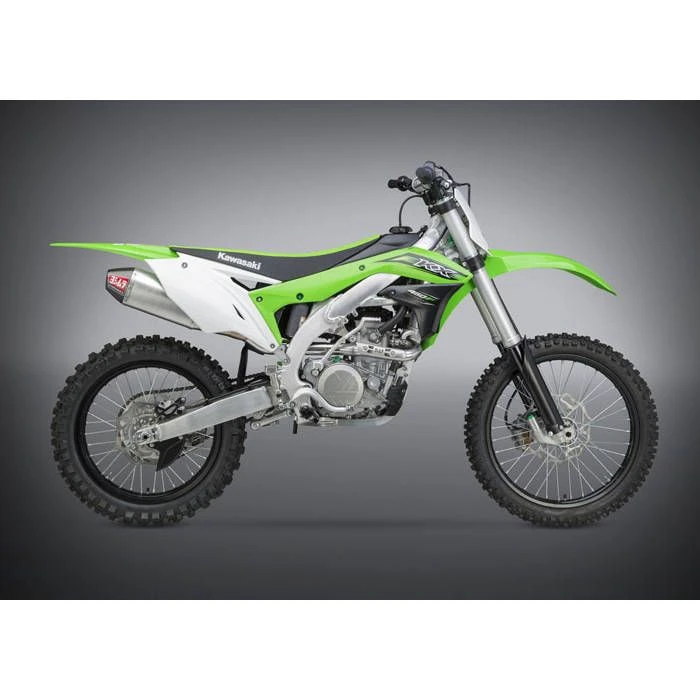 Yoshimura RS-4E Signature Series Full System Exhaust SS-AL-CF - 244710D321 | Kawasaki KX450F 2016-2018 2 Yoshimura RS-4E Signature Series Full System Exhaust SS-AL-CF - 244710D321 | Kawasaki KX450F 2016-2018 - Image 2