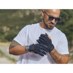 Five Scrambler Gloves -Motorcycle Parts Store scrambler gloves black tan s 11