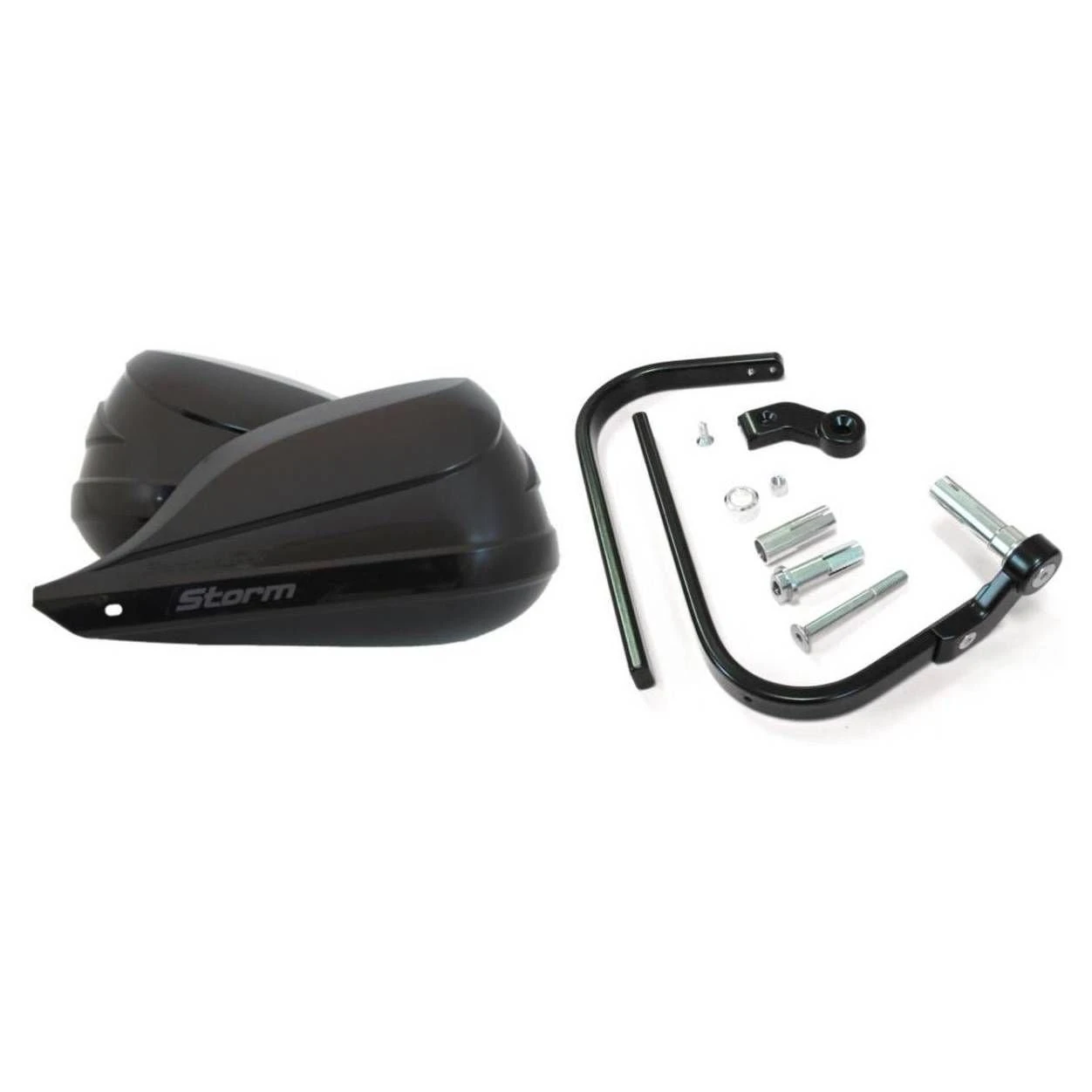 Barkbusters Storm Handguards - Single Point Bar End Mount 1 Barkbusters Storm Handguards - Single Point Bar End Mount