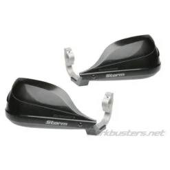 Barkbusters Storm Handguards - Single Point Clamp Mount -Motorcycle Parts Store storm handguards single point clamp mount black 1 handlebars