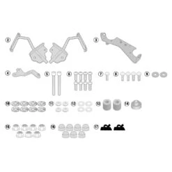 Givi Windshield Mounting Kit - A8201A | Moto Guzzi V7 III 2017-2018