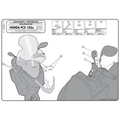 Givi Windshield Mounting Kit - D323KIT | Honda PCX150 2013