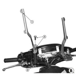 Givi Windshield Mounting Kit SH150 - A315A | Honda SH150i 2010