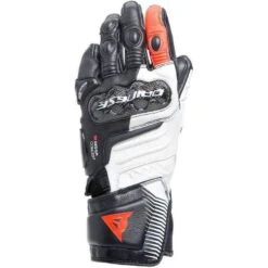 Dainese Womens Carbon 4 Long Leather Gloves -Motorcycle Parts Store womens carbon 4 long leather gloves black white hi viz red 2815957 n32 l